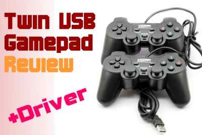 Chinese Dual Twin USB Gamepad Joystick Review + Driver